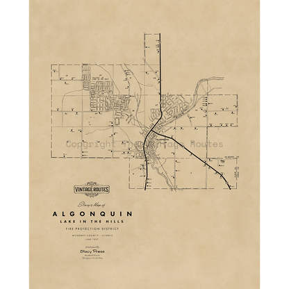 Algonquin / Lake in the Hills, IL 1957