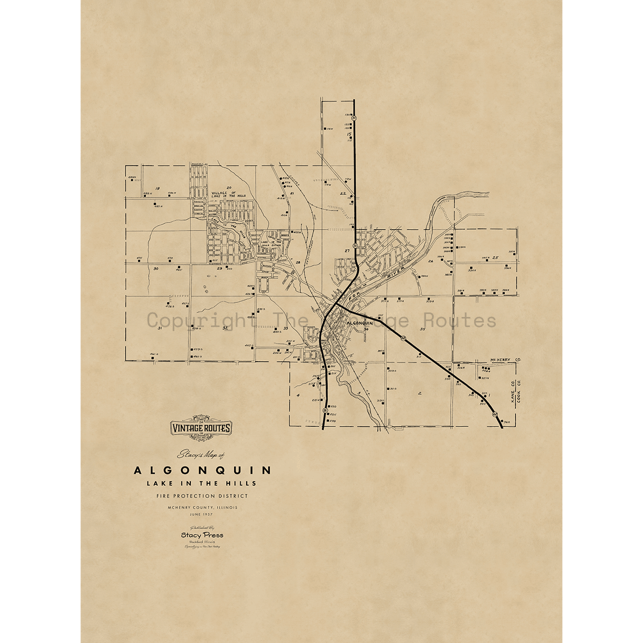 Algonquin / Lake in the Hills, IL 1957