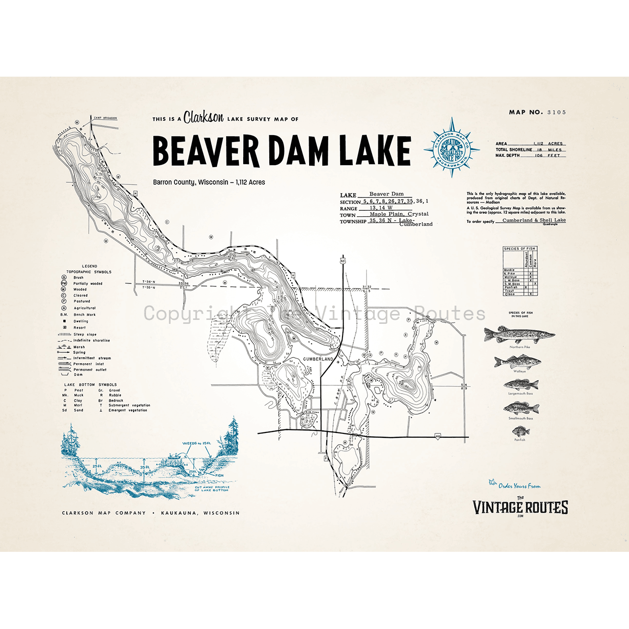 Beaver Dam Lake, Barron County, WI
