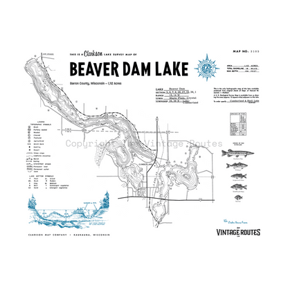 Beaver Dam Lake, Barron County, WI