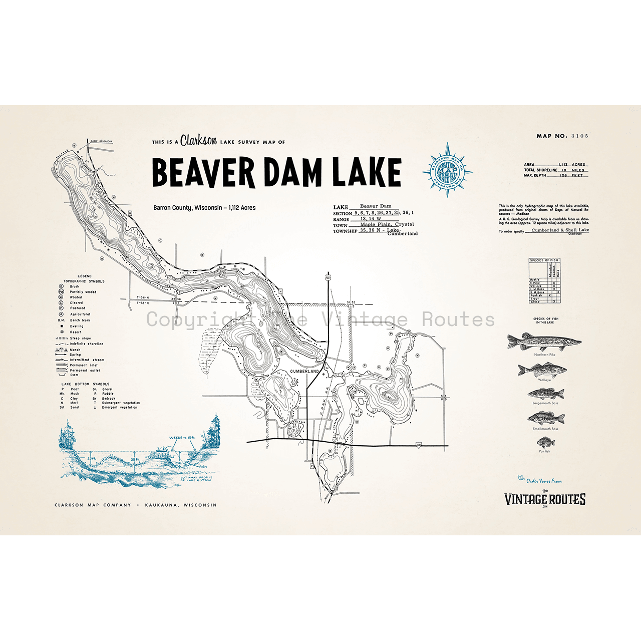 Beaver Dam Lake, Barron County, WI