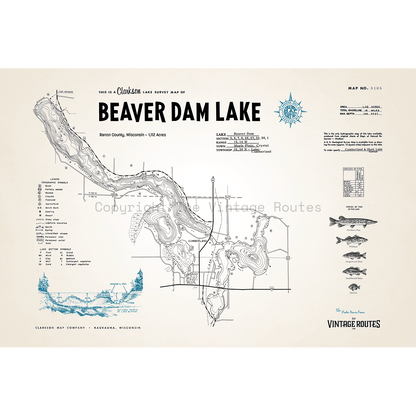 Beaver Dam Lake, Barron County, WI