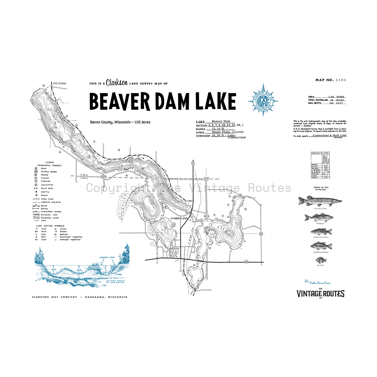 Beaver Dam Lake, Barron County, WI