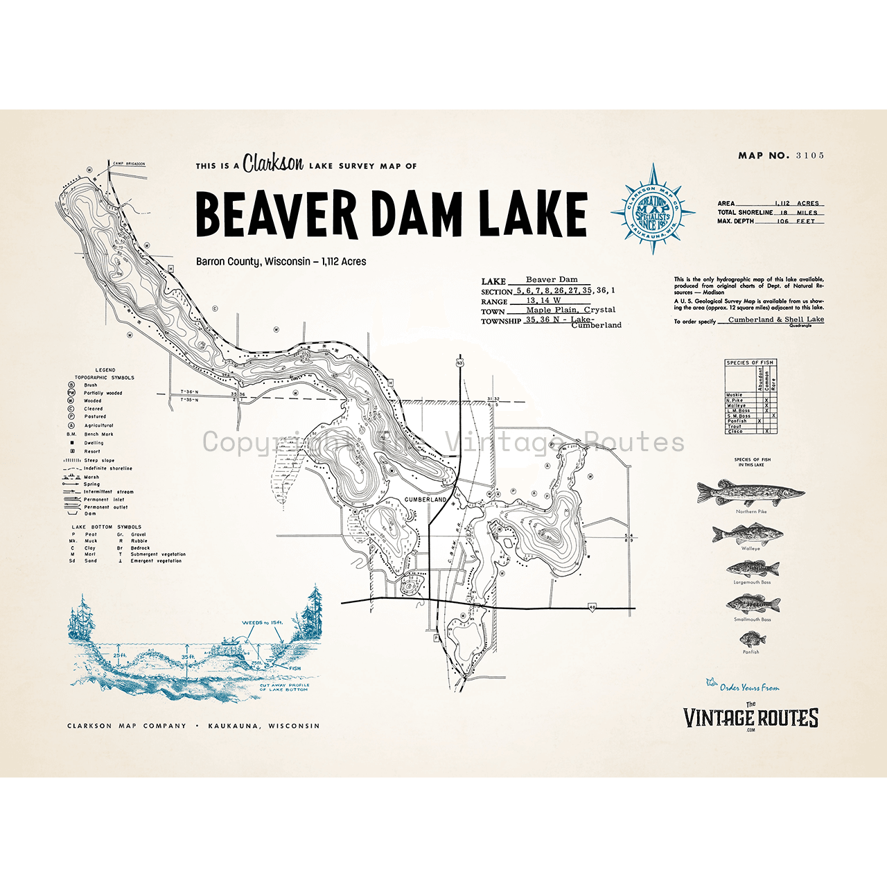 Beaver Dam Lake, Barron County, WI