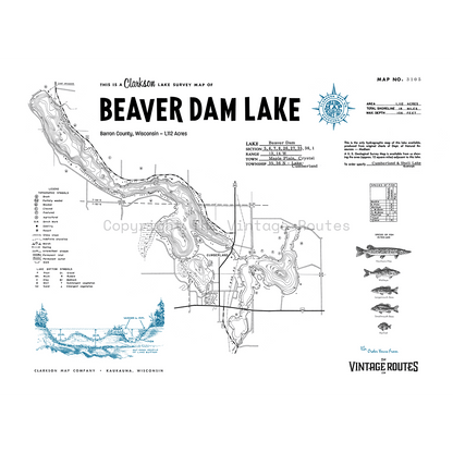 Beaver Dam Lake, Barron County, WI