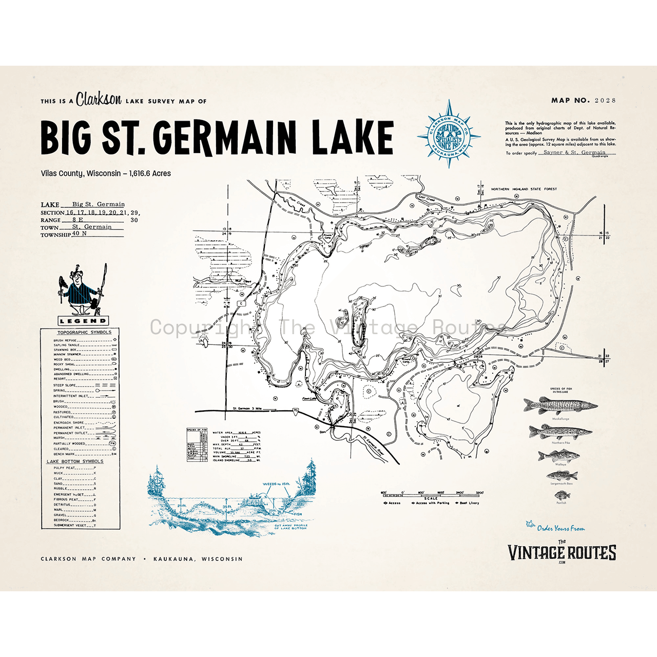 Big St. Germain Lake, Vilas County, WI