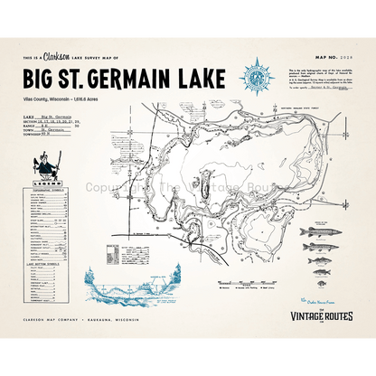 Big St. Germain Lake, Vilas County, WI