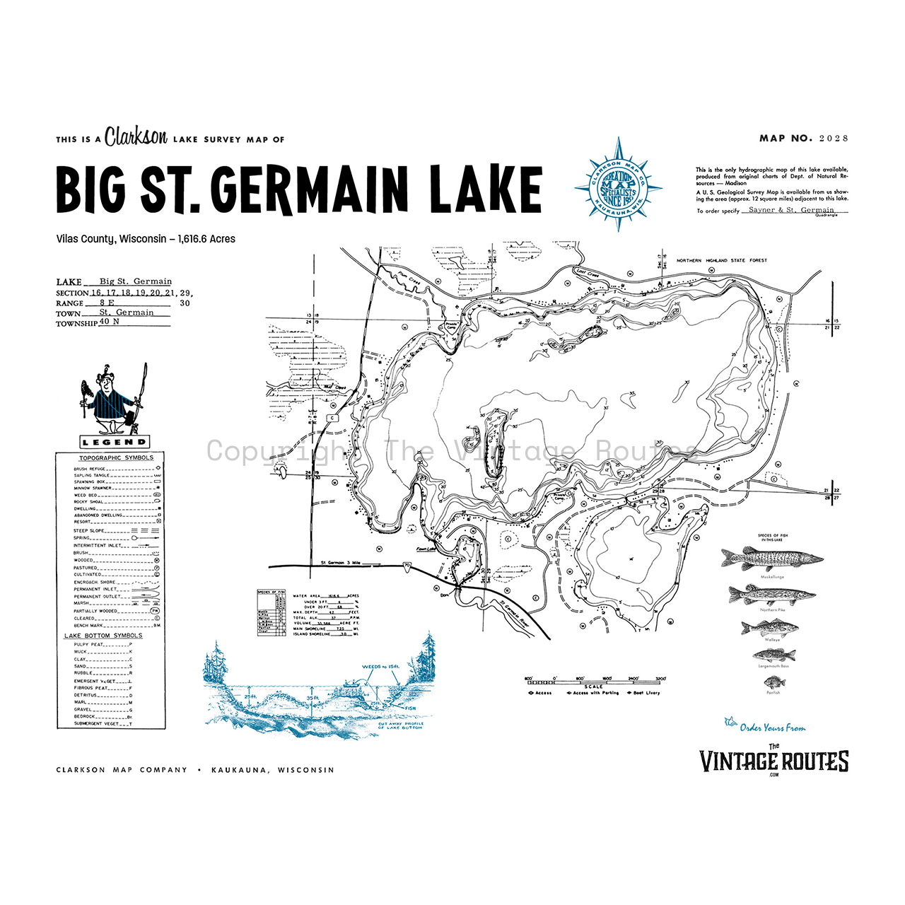 Big St. Germain Lake, Vilas County, WI