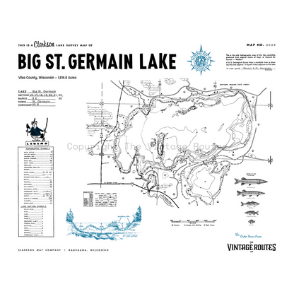 Big St. Germain Lake, Vilas County, WI