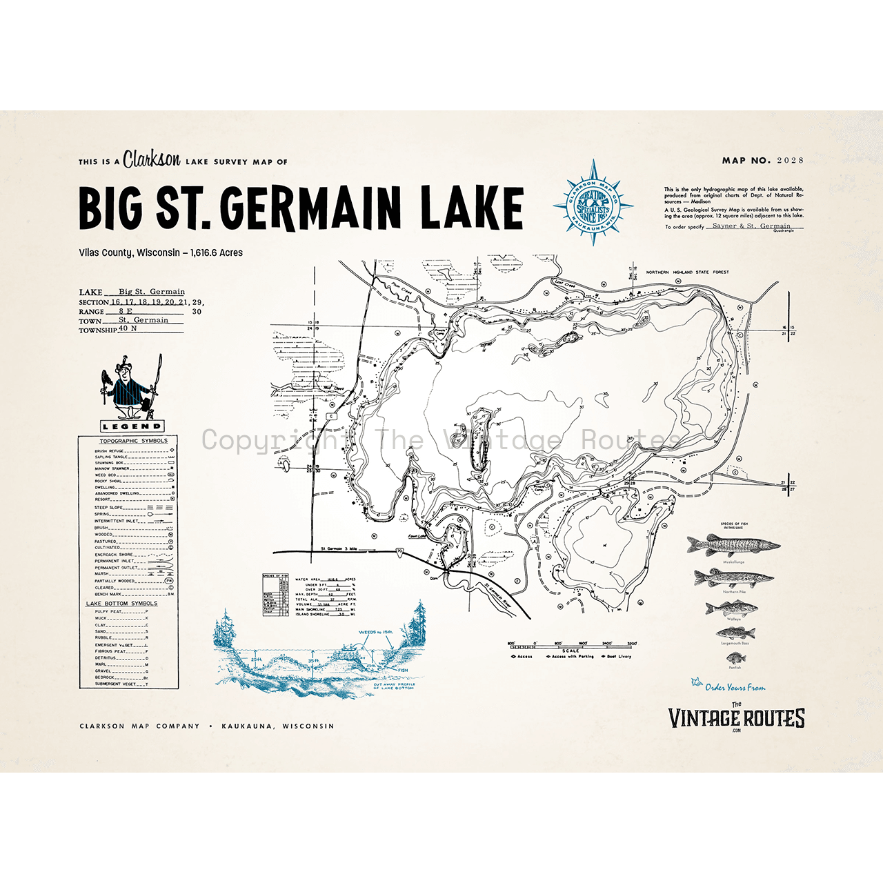 Big St. Germain Lake, Vilas County, WI