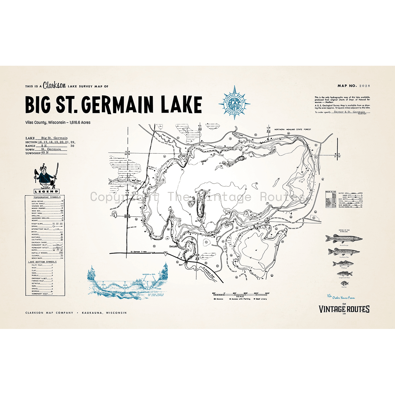 Big St. Germain Lake, Vilas County, WI