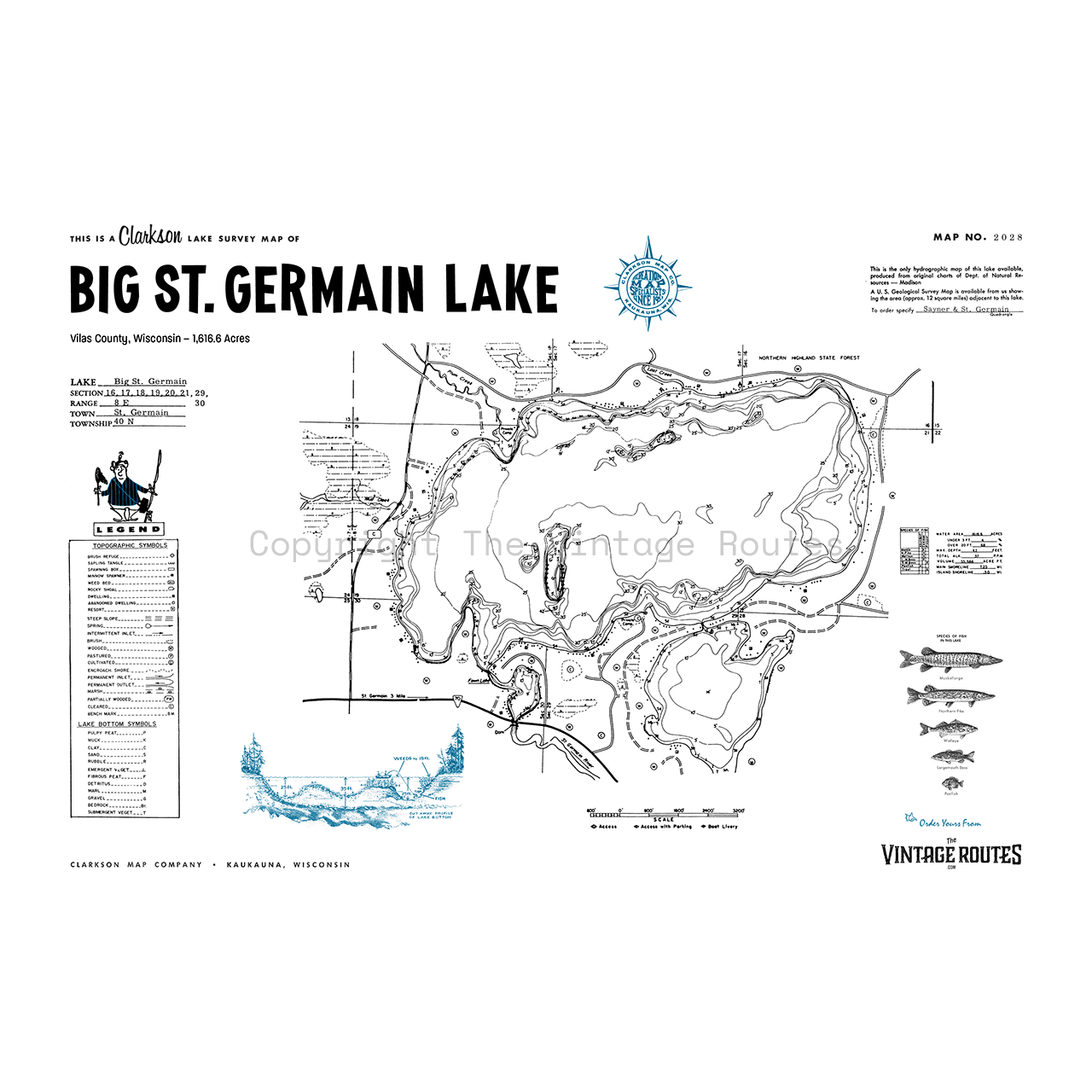 Big St. Germain Lake, Vilas County, WI