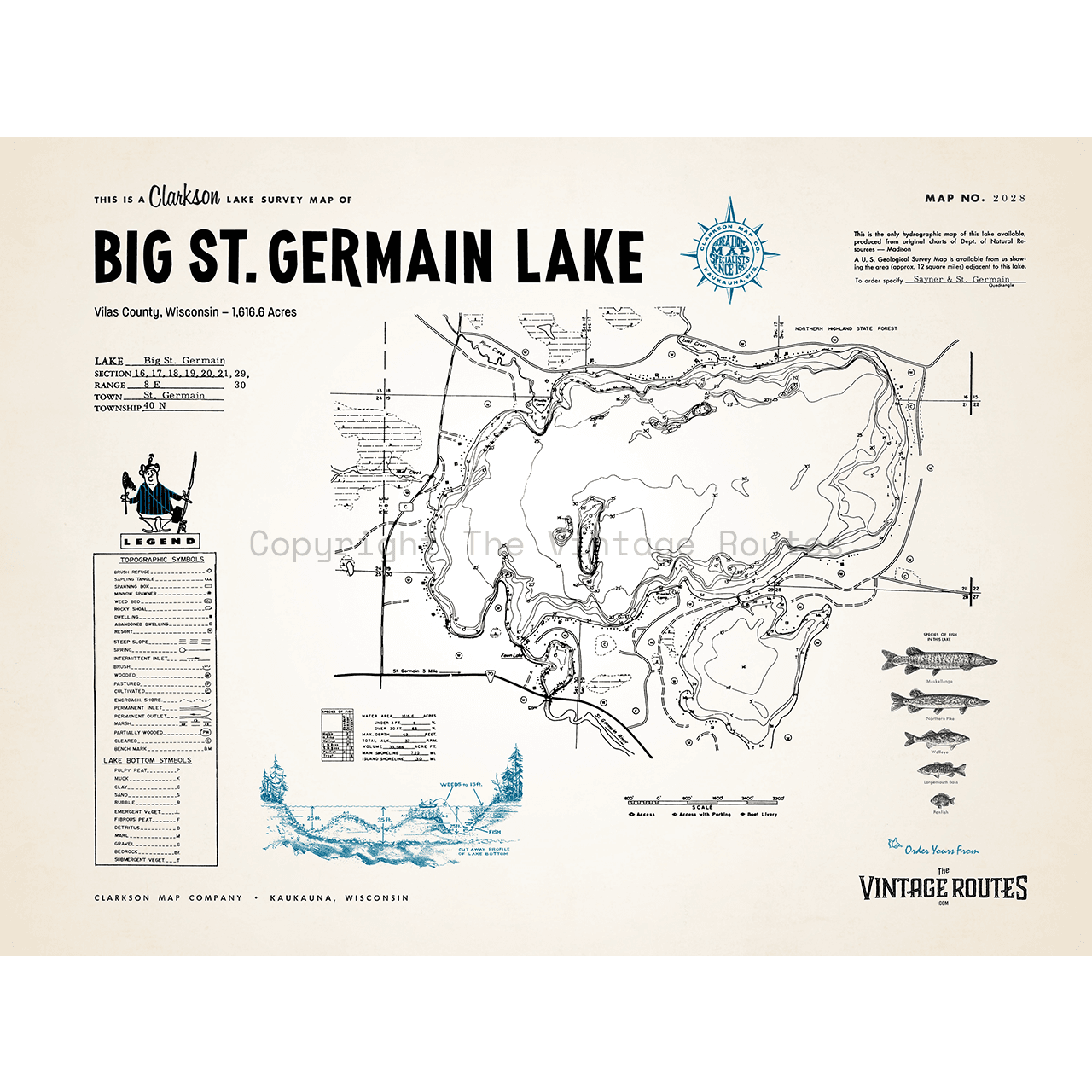 Big St. Germain Lake, Vilas County, WI