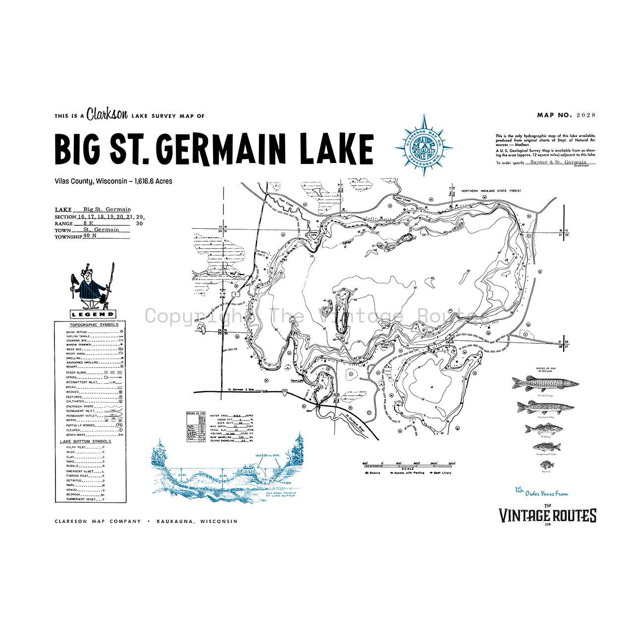 Big St. Germain Lake, Vilas County, WI