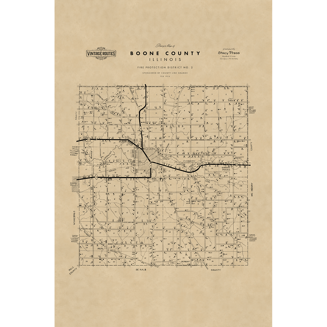 Boone County, IL 1956