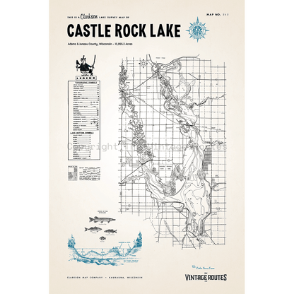 Castle Rock Lake, Adams & Juneau County, WI