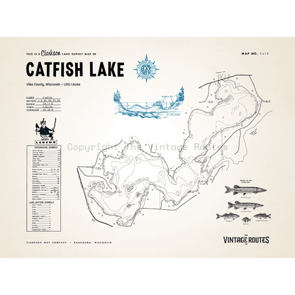 Catfish Lake, Vilas County, WI