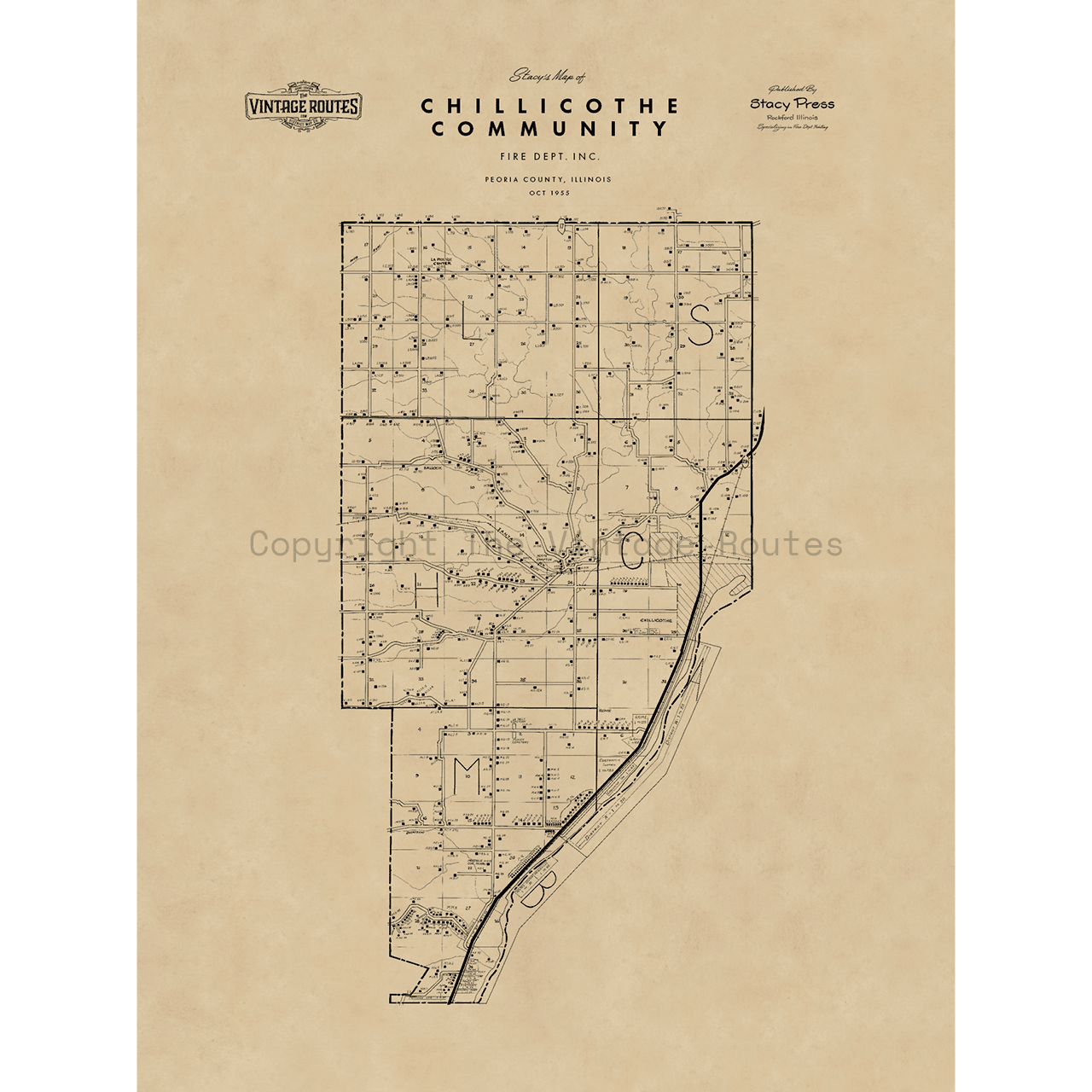 Chillicothe Community, IL 1955