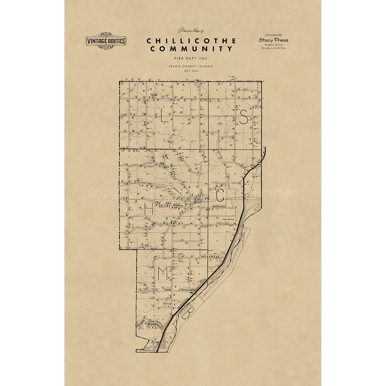 Chillicothe Community, IL 1955