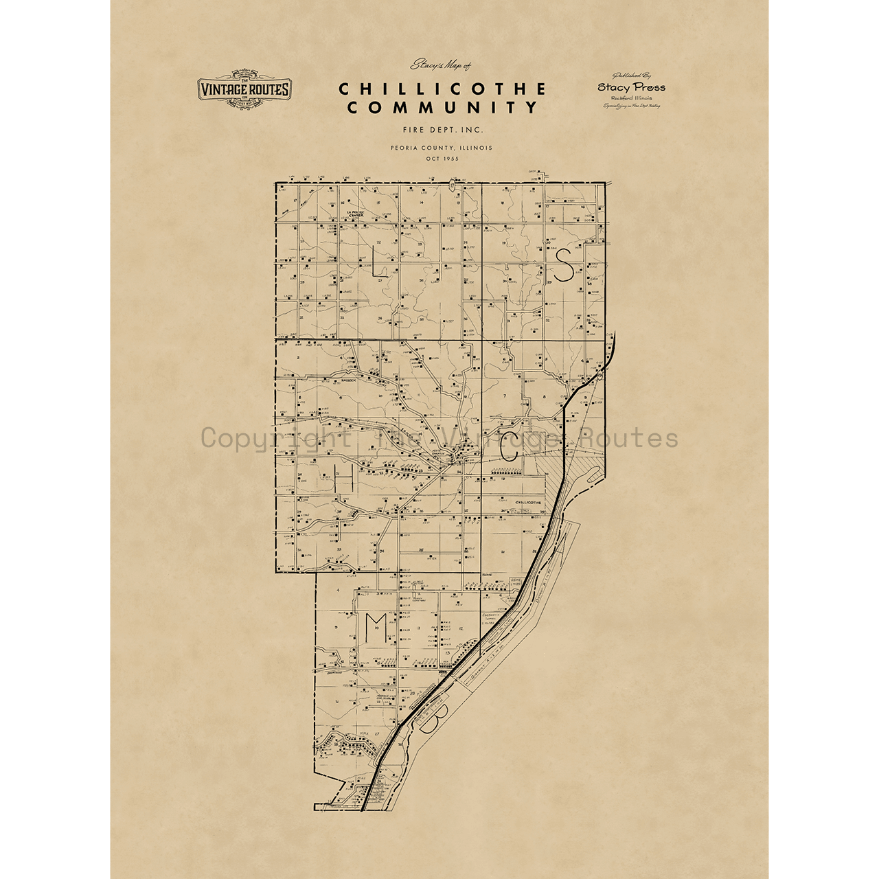 Chillicothe Community, IL 1955