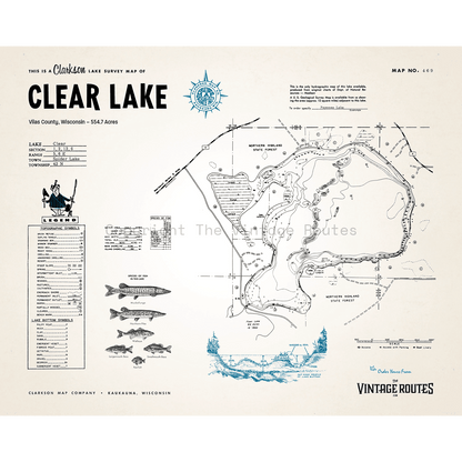 Clear Lake, Vilas County, WI