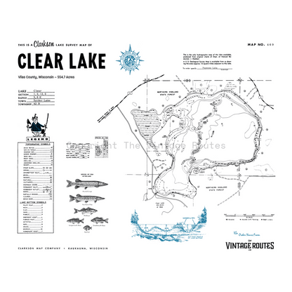 Clear Lake, Vilas County, WI