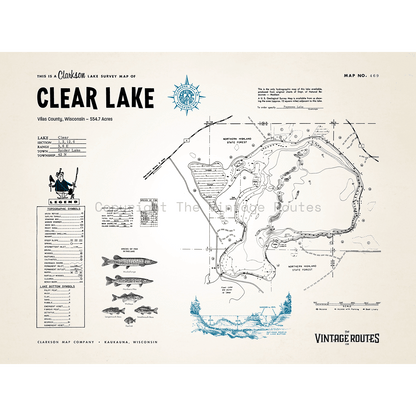 Clear Lake, Vilas County, WI
