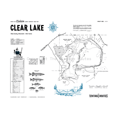 Clear Lake, Vilas County, WI