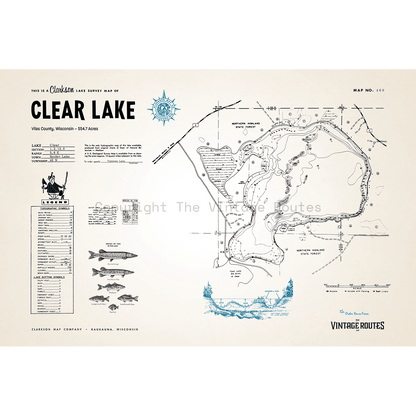 Clear Lake, Vilas County, WI
