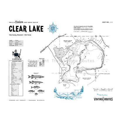 Clear Lake, Vilas County, WI