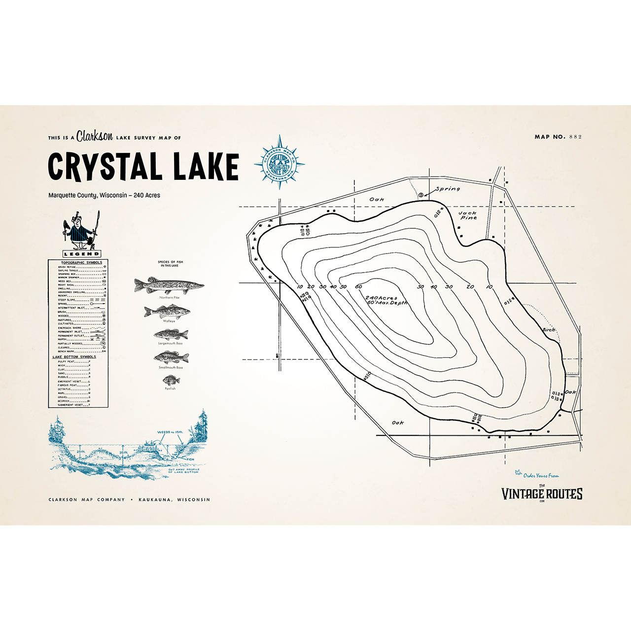 Crystal Lake, Marquette County, WI