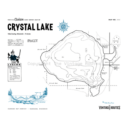Crystal Lake, Vilas County, WI