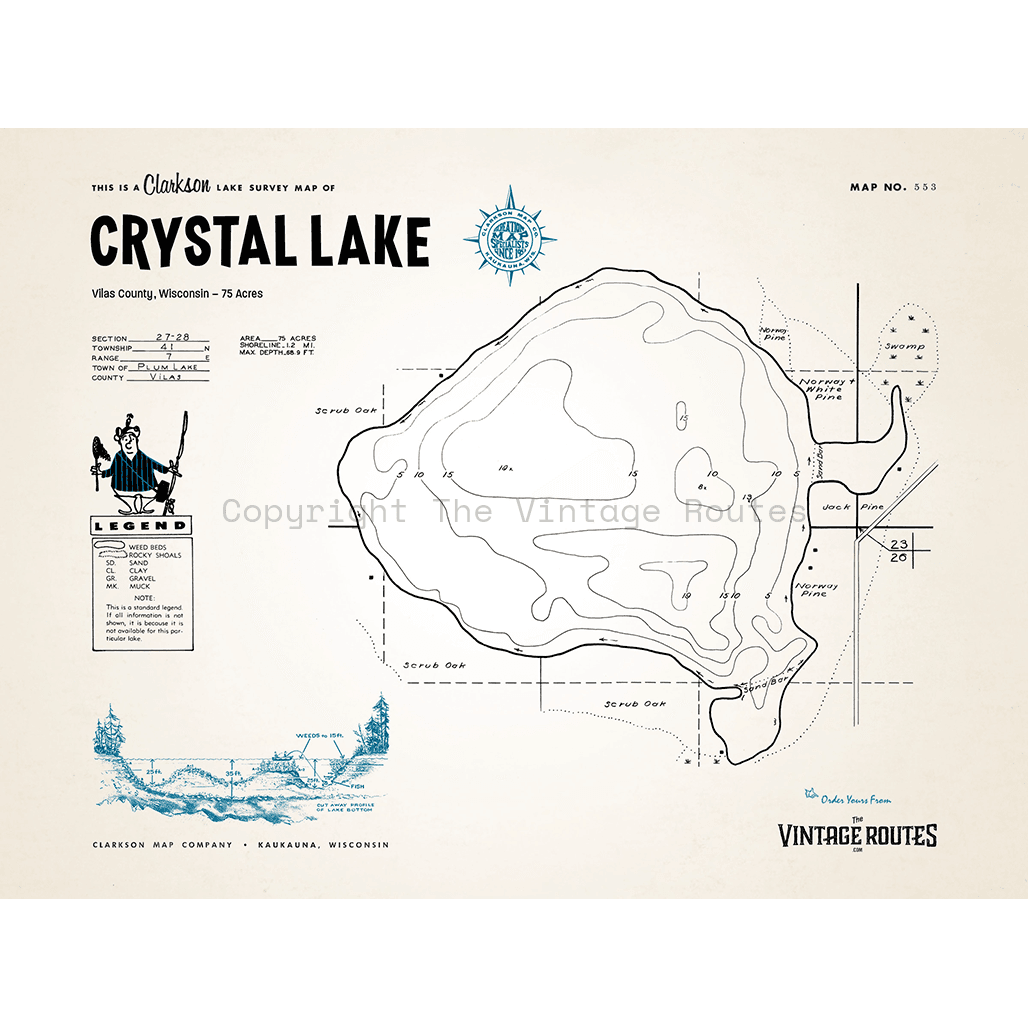 Crystal Lake, Vilas County, WI