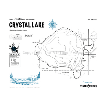 Crystal Lake, Vilas County, WI