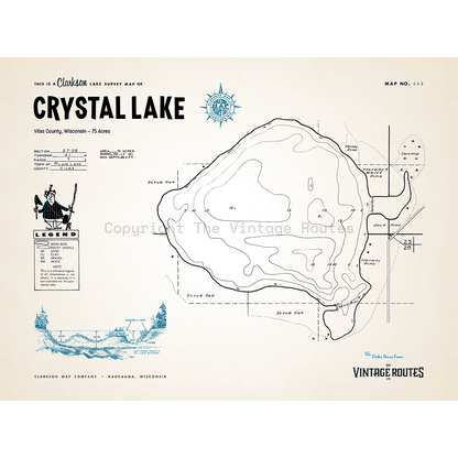 Crystal Lake, Vilas County, WI