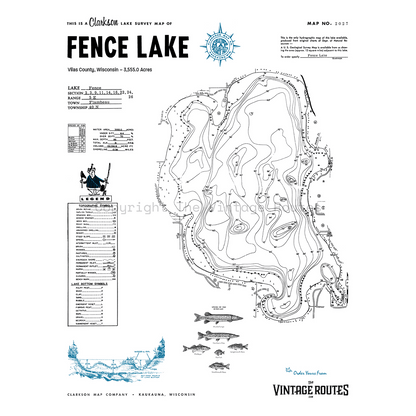 Fence Lake, Vilas County, WI
