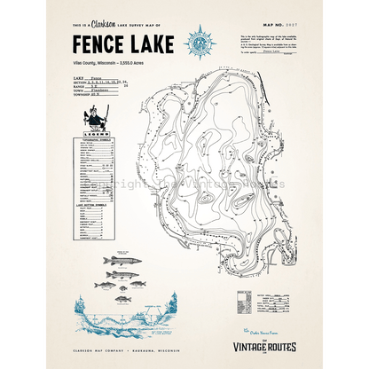 Fence Lake, Vilas County, WI
