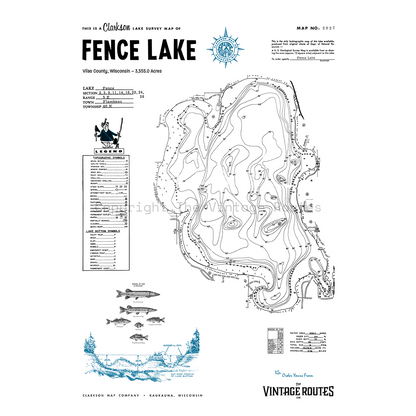 Fence Lake, Vilas County, WI