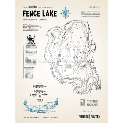 Fence Lake, Vilas County, WI