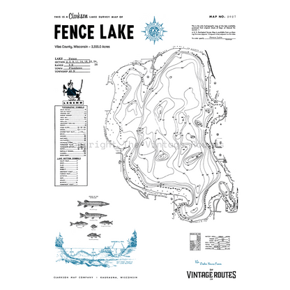 Fence Lake, Vilas County, WI