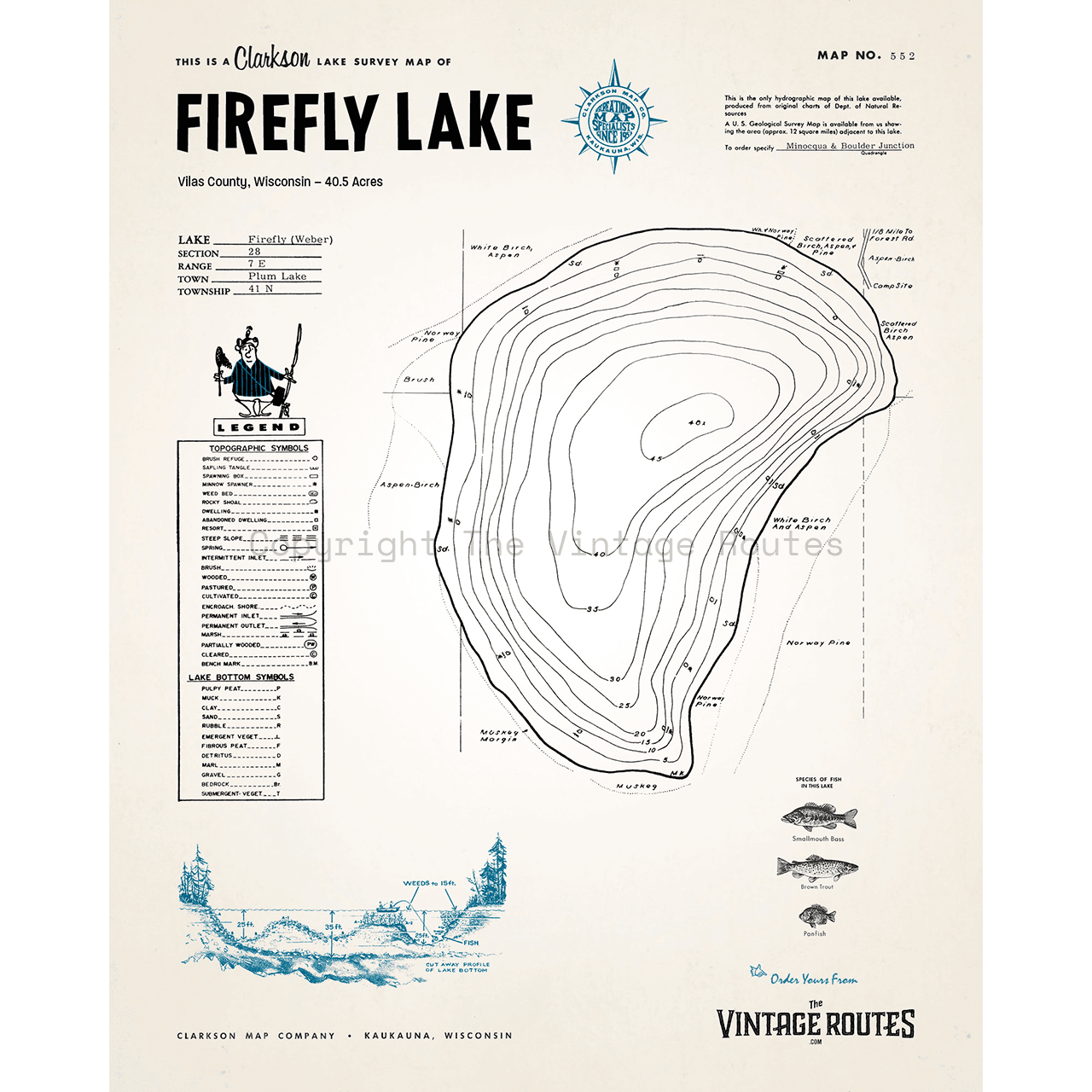 Firefly Lake, Vilas County, WI