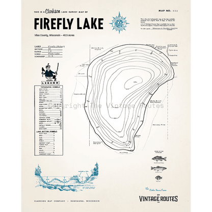 Firefly Lake, Vilas County, WI