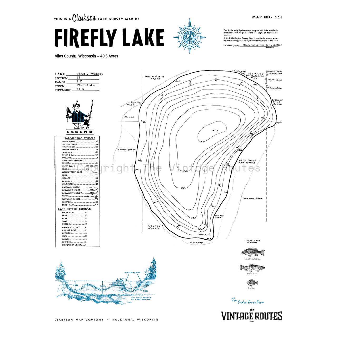 Firefly Lake, Vilas County, WI