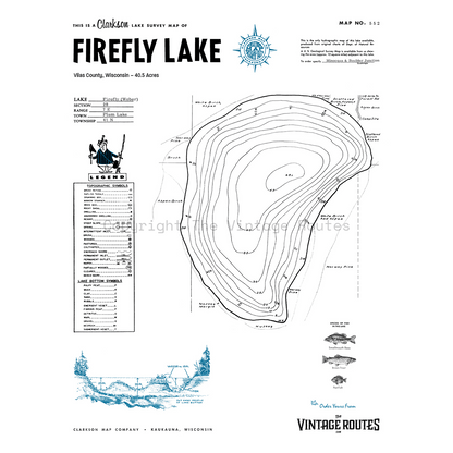 Firefly Lake, Vilas County, WI