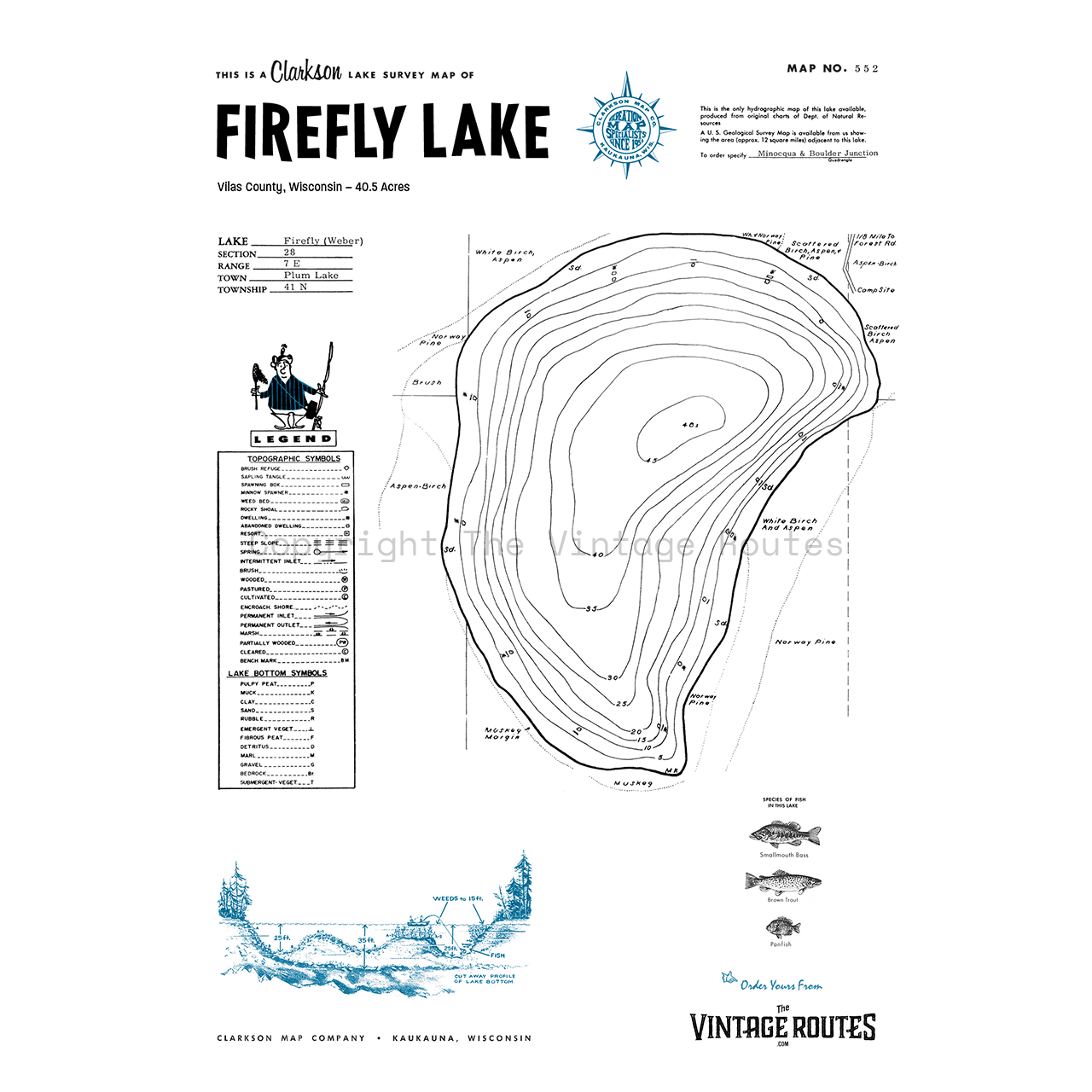 Firefly Lake, Vilas County, WI