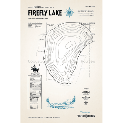 Firefly Lake, Vilas County, WI