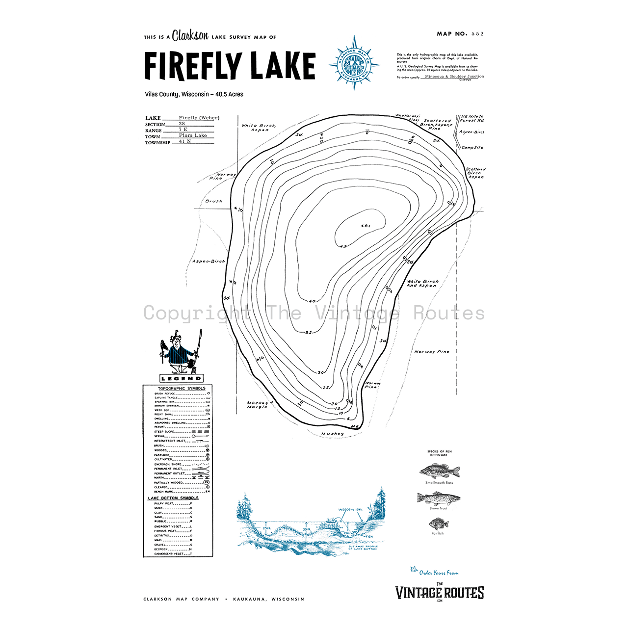 Firefly Lake, Vilas County, WI
