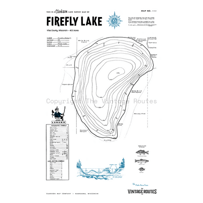 Firefly Lake, Vilas County, WI