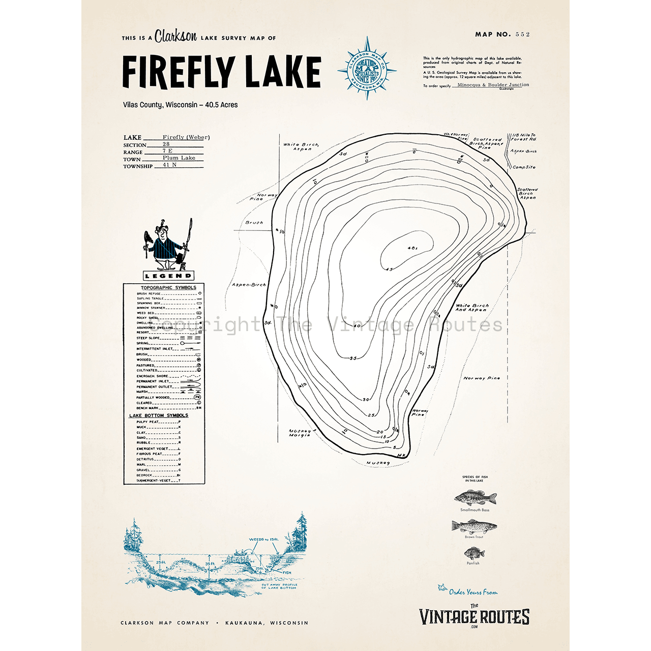Firefly Lake, Vilas County, WI