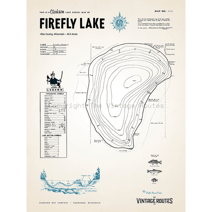 Firefly Lake, Vilas County, WI